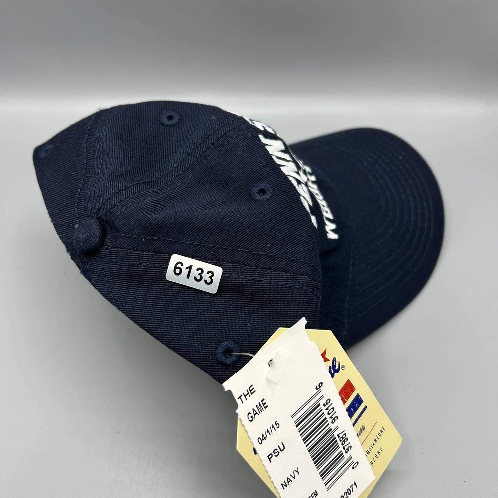 Penn State Weightlifting Hat Men Navy The Game Strap Back Cotton New - Picture 8 of 8